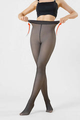 Warm Sheer Fleece Lined Tights