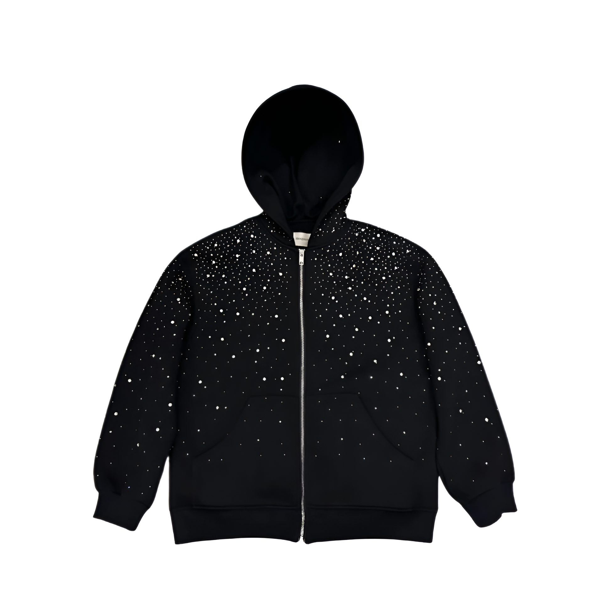 Rhinestone Galaxy Zip Up