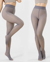 Warm Sheer Fleece Lined Tights