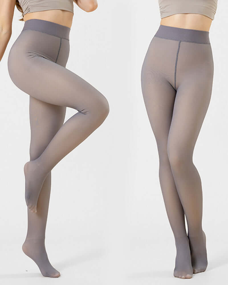 Warm Sheer Fleece Lined Tights