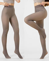 Warm Sheer Fleece Lined Tights