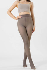 Warm Sheer Fleece Lined Tights