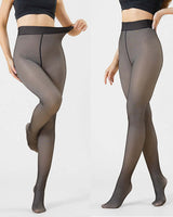 Warm Sheer Fleece Lined Tights
