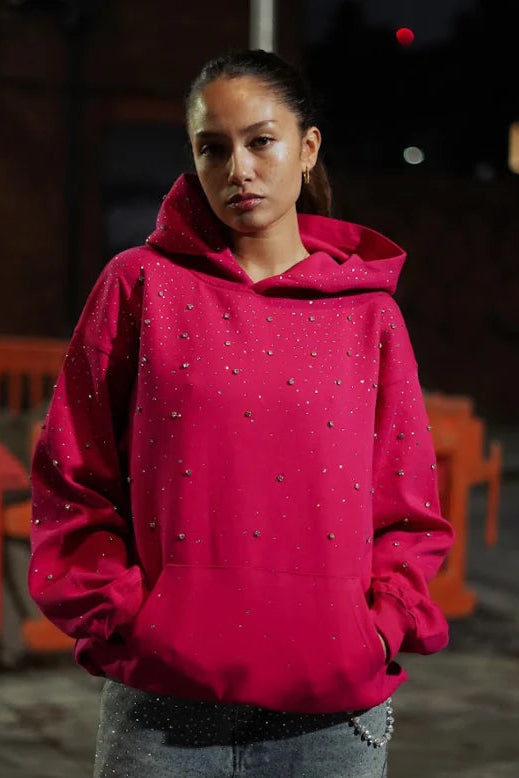 Rhinestone Galaxy Hoodie