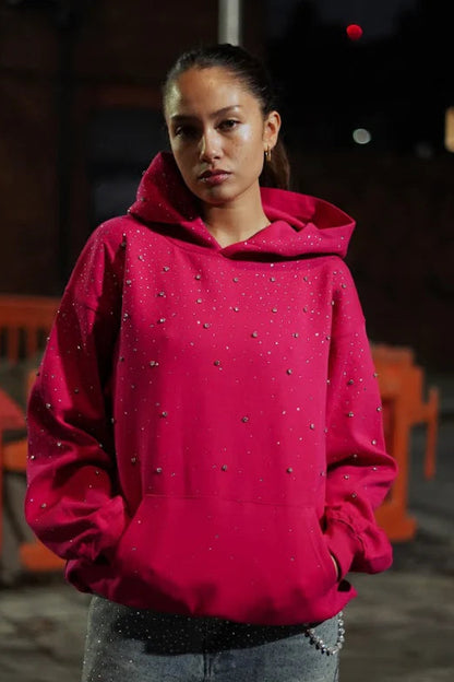Rhinestone Galaxy Hoodie